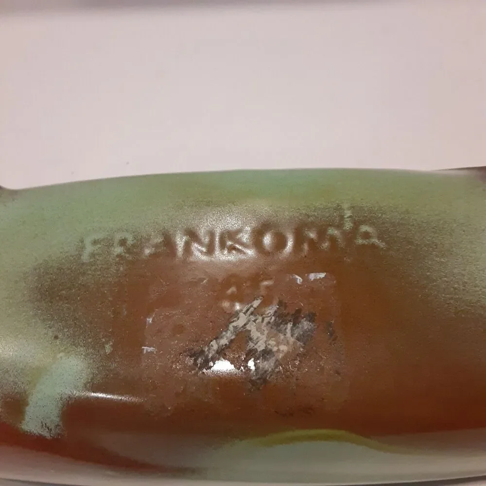 Vintage Frankoma Pottery #45 Center Piece Planter Boat Bowl